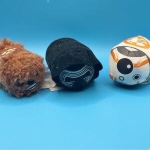 Star Wars Plush Toy Set - Brown, Black, White